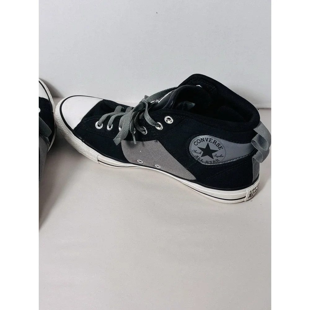 Converse Chuck Taylor Lace Up Mid Ankle Shoe Men's 11 Black/gray Skater Grunge